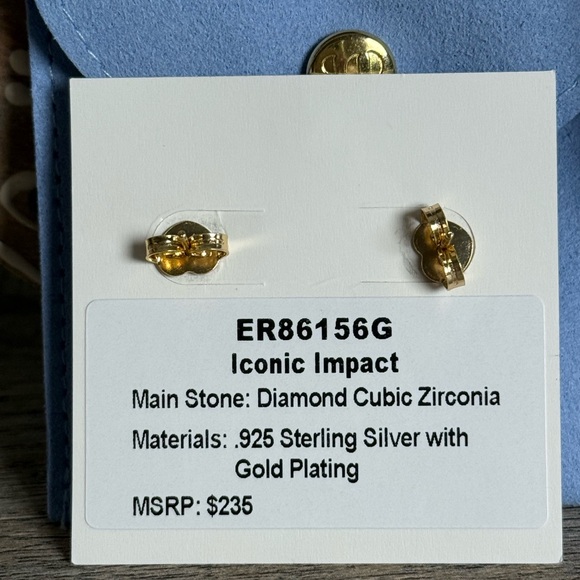 Bomb Party Sterling Club Vermeil 2026 Earrings “Iconic Impact” Brand New! - Picture 7 of 7